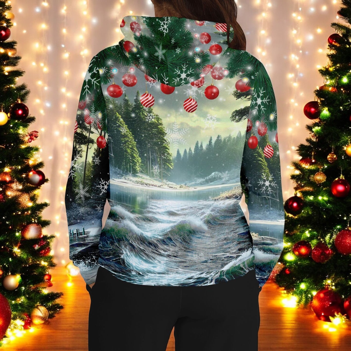 Brown Trout Christmas Hoodie!