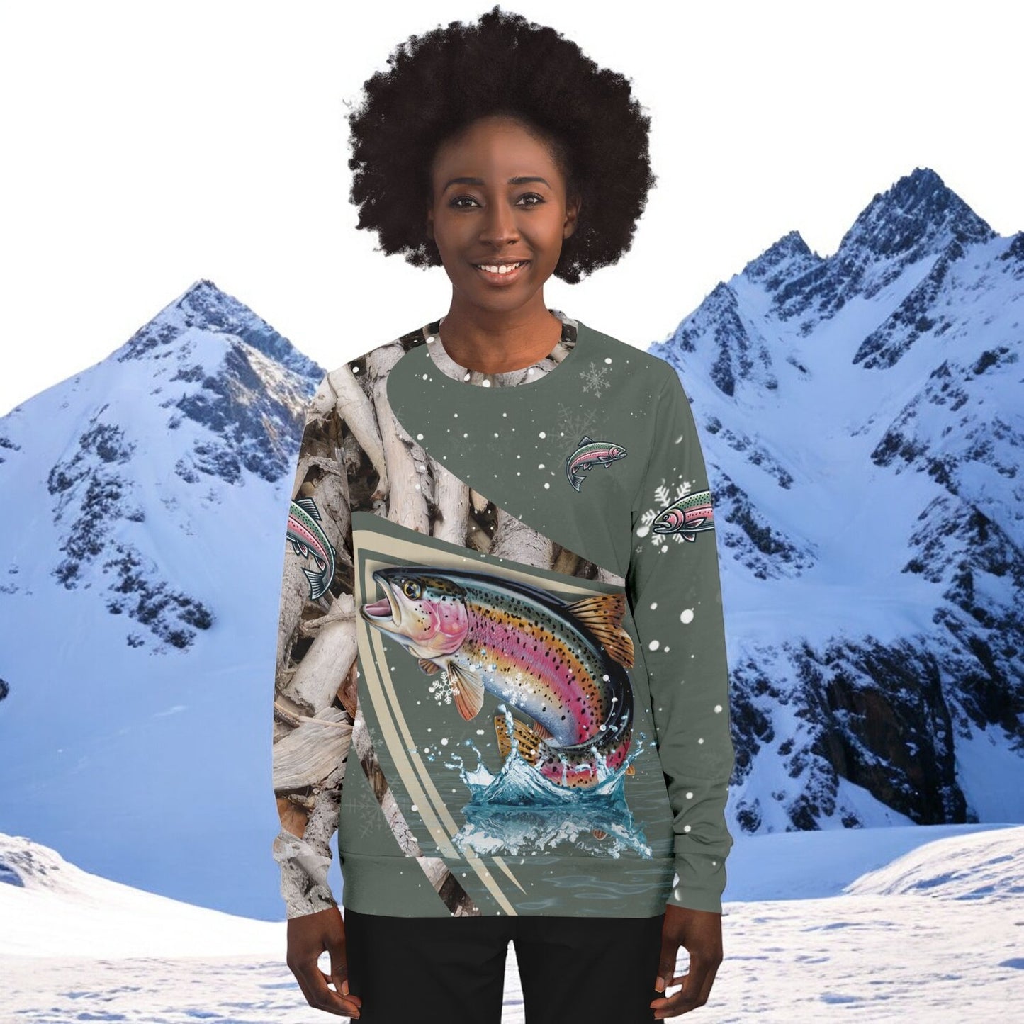 Chase the Jumping Rainbow Trout Sweatshirt!