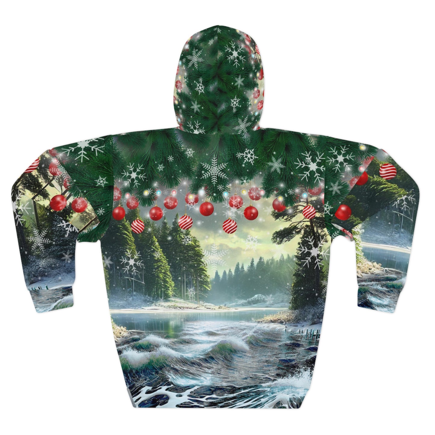 Brown Trout Christmas Fishing Hoodie