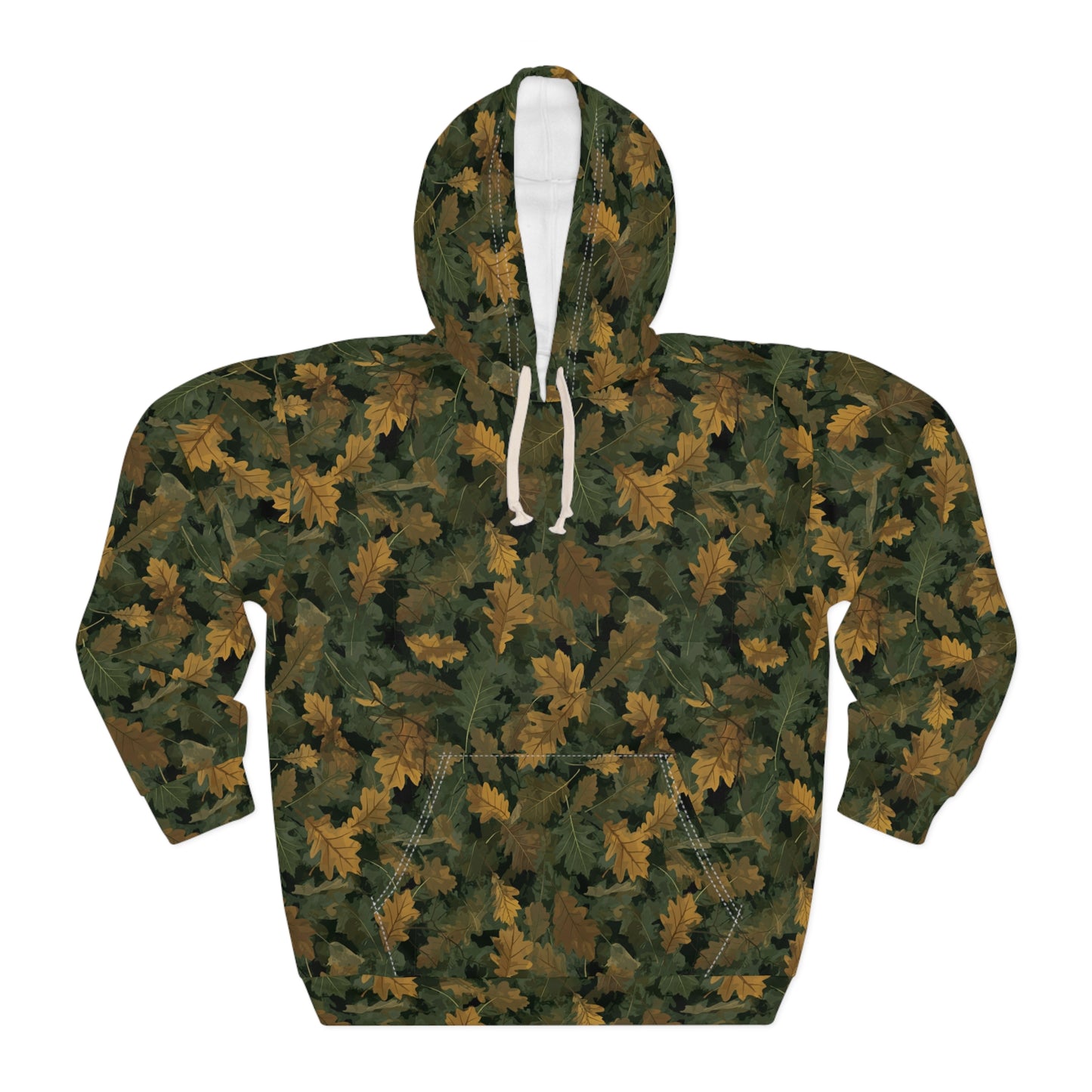 Unisex Pullover Hoodie - All Over Camo Print