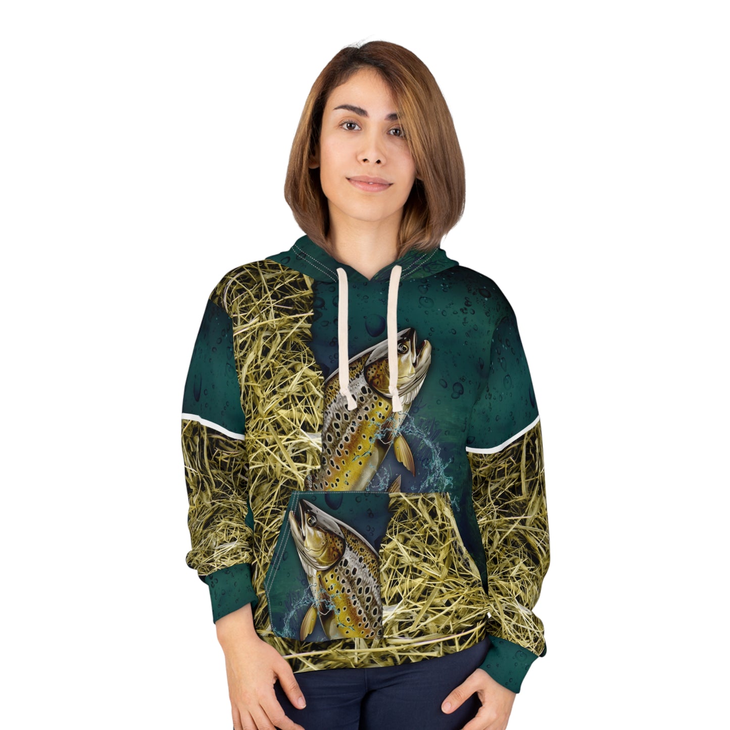 Brown Trout Fishing Hoodie