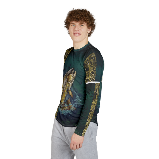 Fishing UV Protection Shirt - Brown Trout