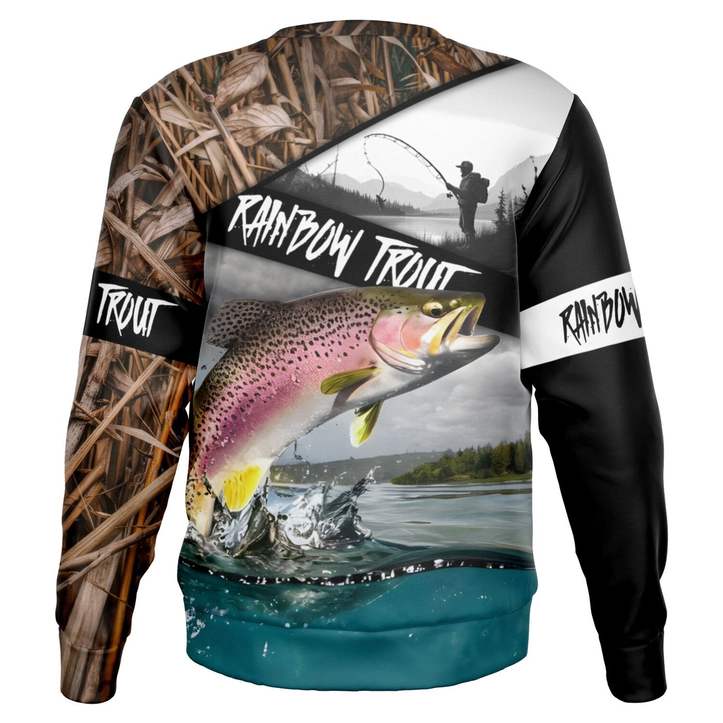 Unleash Your Inner Angler with the Rainbow Trout Angler Sweatshirt!