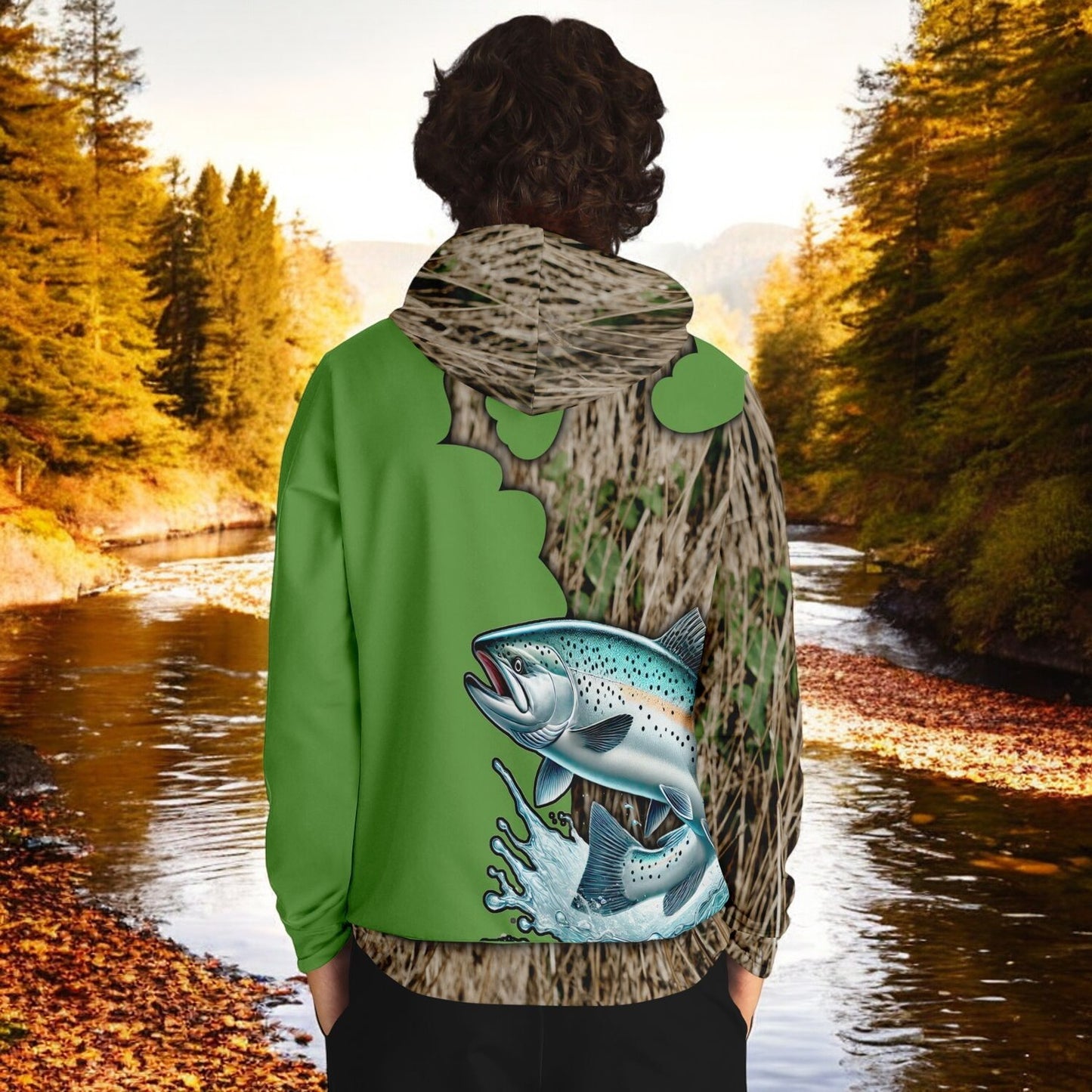Atlantic Salmon Fly Fishing Hoodie!