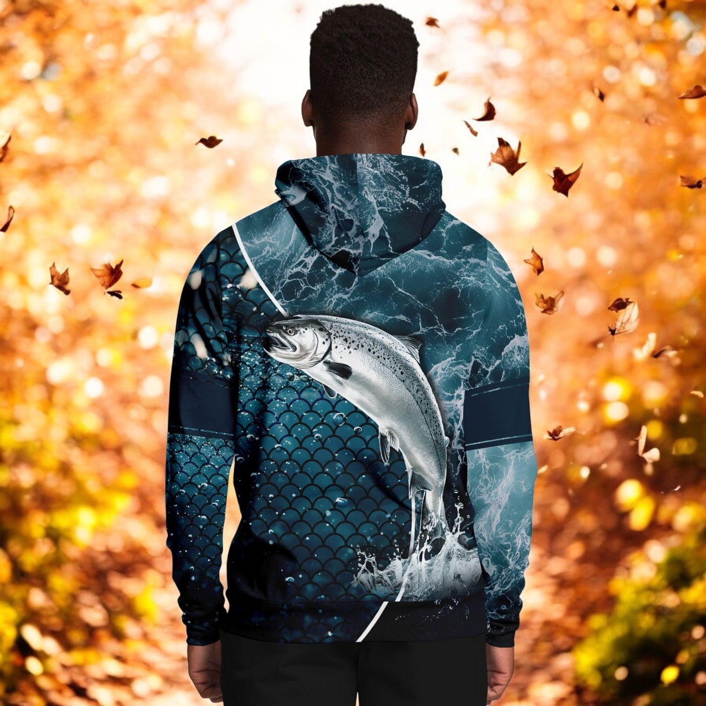 River King the Atlantic Salmon Fishing Hoodie!