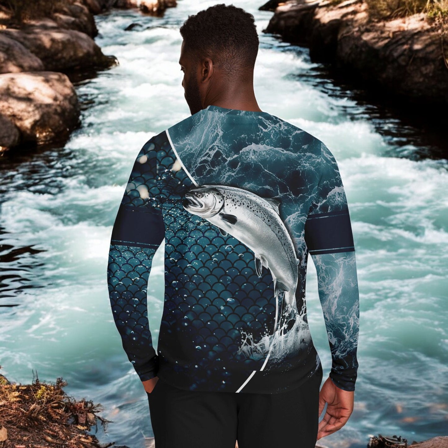 Leaping Atlantic Salmon River King Sweatshirt!